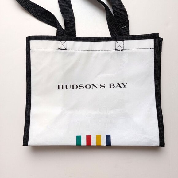 HBC The Bay Stripes Reusable Mini Tote Bag - Picture 2 of 5